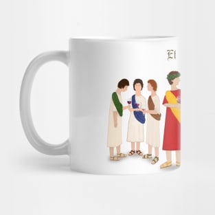 "Et tu, Brute" Julius Caesar at a party Mug